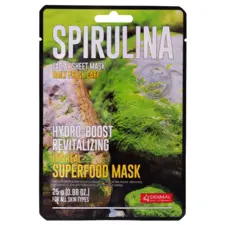 Sheet Hydro-Boost Facial Mask DERMAL Superfood Spirulina